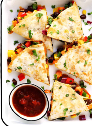VEGETABLE  QUESADILLA 